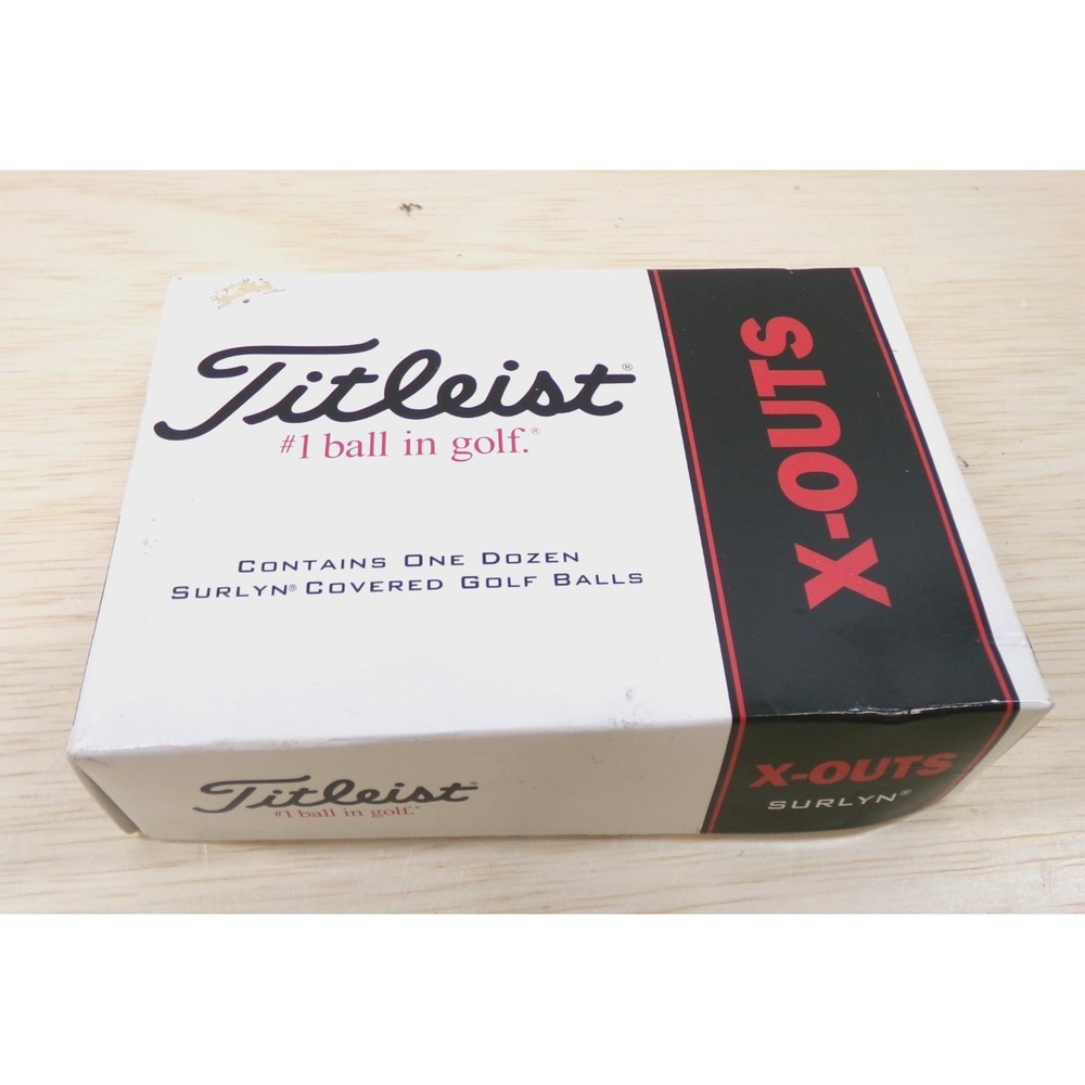 Titleist Surlyn Covered Golf Balls X-OUTS Box of 12 - 1 Dozen